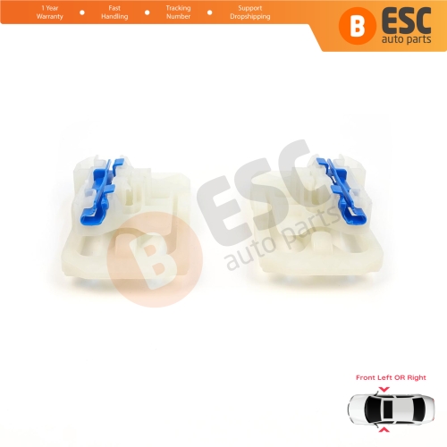 Window Regulator Repair Clips 1+2 Front Door for Audi A4 S4 B8 Q7 MK1 4L Skoda Octavia MK3 5E 4/5 Door