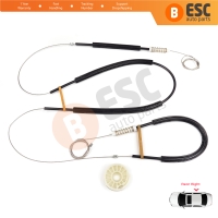 Power Window Regulator Repair Set Rear Right for Audi Q7 MK1 4L 4LB 2006-2015 5-Door SUV 4L0839462