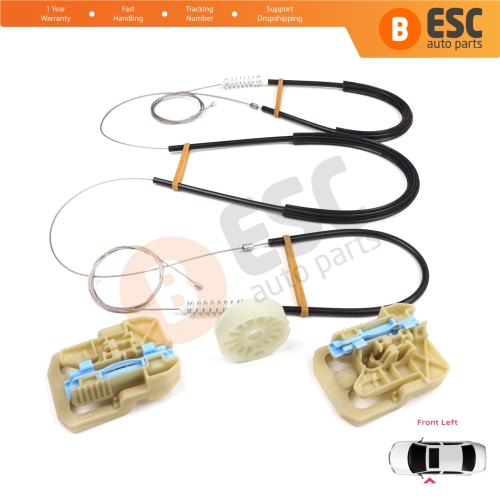 Power Window Regulator Repair Set Front Left for Audi A4 S4 B8 8K 8KH 8K5 8K2 2008-2015 4/5 Door 8K0837461