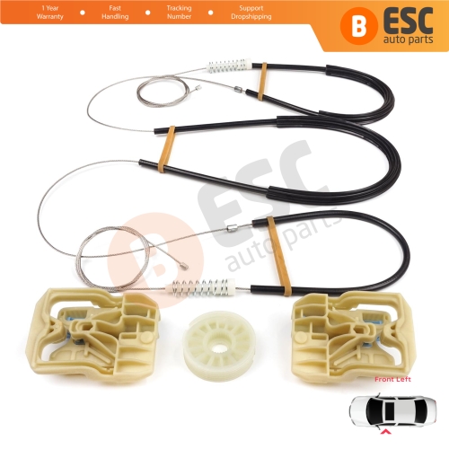 Power Window Regulator Repair Set Front Left for Audi A4 S4 B8 8K 8KH 8K5 8K2 2008-2015 4/5 Door 8K0837461