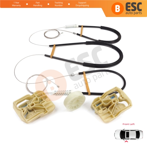 Power Window Regulator Repair Set Front Left for Audi A4 S4 B8 8K 8KH 8K5 8K2 2008-2015 4/5 Door 8K0837461