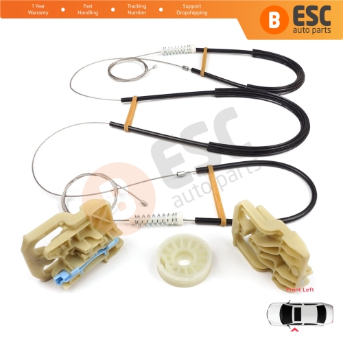 Power Window Regulator Repair Set Front Left for Audi A4 S4 B8 8K 8KH 8K5 8K2 2008-2015 4/5 Door 8K0837461