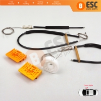Window Regulator Repair Kit Front Right for Audi A2 8Z 8Z0 1999-2005 5-Door Hatchback 8Z0837462