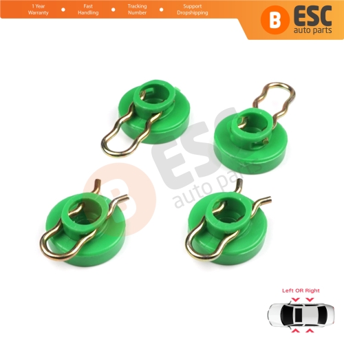 Scissors Style Window Regulator Sliding Pivot Guide Roller Clips Set for Saab 9-3 9-5 MK1 900 MK2 Volvo 740 850 940 960 S70 S90 V70 V90 XC70 MK1 4493433