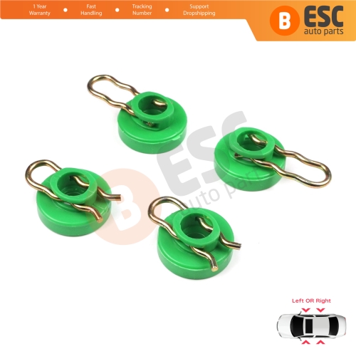 Scissors Style Window Regulator Sliding Pivot Guide Roller Clips Set for Saab 9-3 9-5 MK1 900 MK2 Volvo 740 850 940 960 S70 S90 V70 V90 XC70 MK1 4493433
