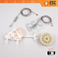 Window Regulator Repair Kit Front Right for Fiat Abarth Punto Grande Evo MK3 199 2005-2024 3/5-Door 51723315