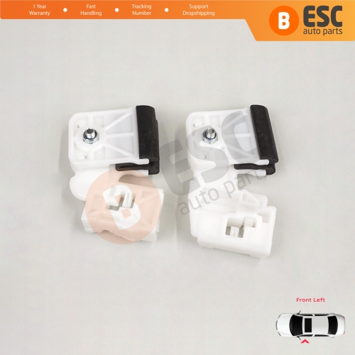 Window Regulator Repair Clips Front Left for Hyundai Elantra HD 2005-2011 Sonata NF 2005-2008 Kia Ceed ED 2006-2012 5-Door