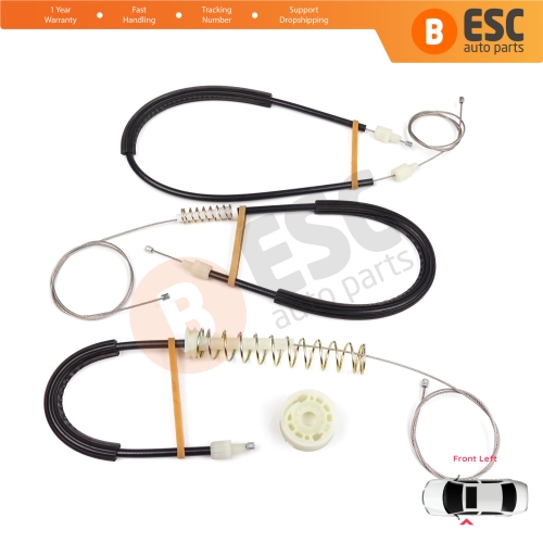 Window Regulator Repair Kit Front Left for BMW 6 Series F06 Gran Coupe 2011-2018 51337268797