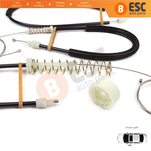 Window Regulator Repair Kit Front Left for BMW 6 Series F06 Gran Coupe 2011-2018 51337268797