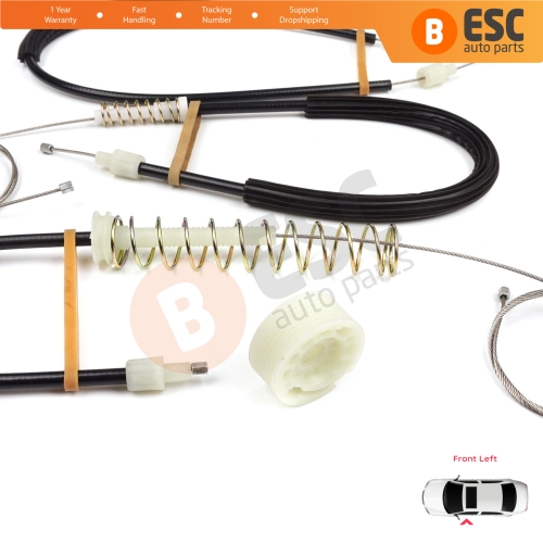 Window Regulator Repair Kit Front Left for BMW 6 Series F06 Gran Coupe 2011-2018 51337268797