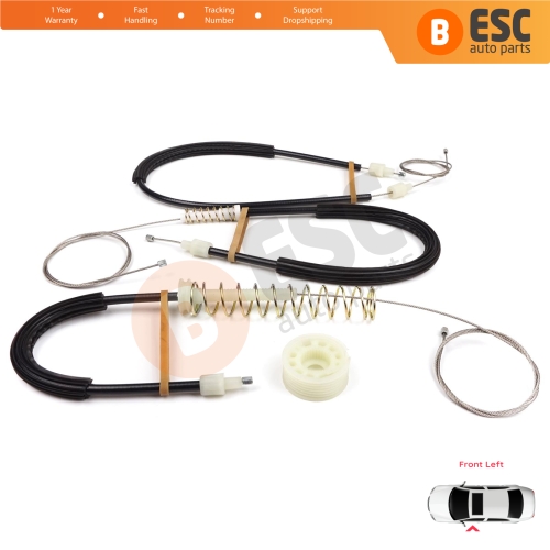 Window Regulator Repair Kit Front Left for BMW 6 Series F06 Gran Coupe 2011-2018 51337268797