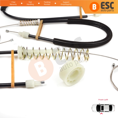 Window Regulator Repair Kit Front Left for BMW 6 Series F06 Gran Coupe 2011-2018 51337268797