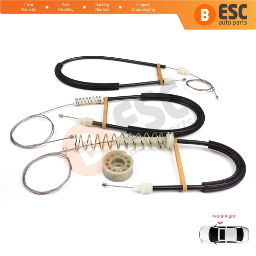 Window Regulator Repair Kit Front Right for BMW 6 Series F06 Gran Coupe 2011-2018 51337268798