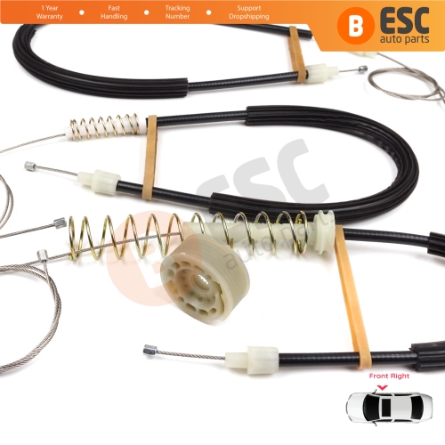 Window Regulator Repair Kit Front Right for BMW 6 Series F06 Gran Coupe 2011-2018 51337268798