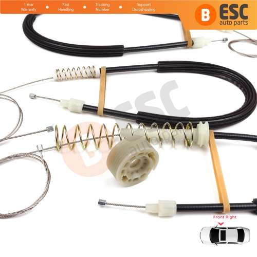 Window Regulator Repair Kit Front Right for BMW 6 Series F06 Gran Coupe 2011-2018 51337268798