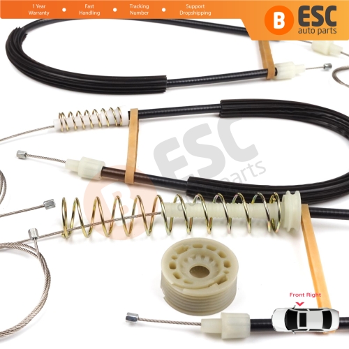 Window Regulator Repair Kit Front Right for BMW 6 Series F06 Gran Coupe 2011-2018 51337268798