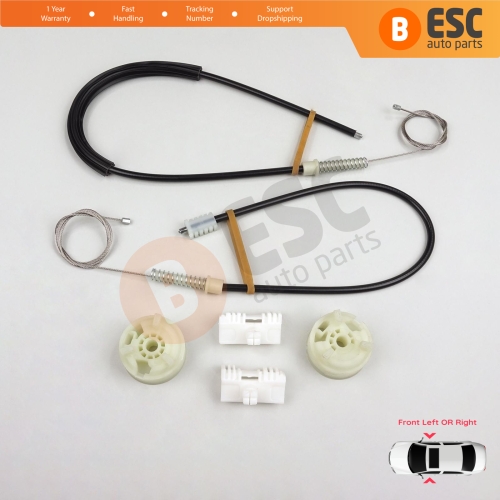 Window Regulator Repair Kit Front Left or Right for Citroen Saxo S0 S1 1996-2003 5-Door 9221H2 9222H4