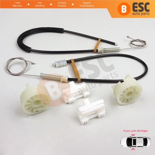 Window Regulator Repair Kit Front Left or Right for Citroen Saxo S0 S1 1996-2003 5-Door 9221H2 9222H4