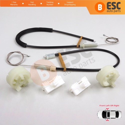 Window Regulator Repair Kit Front Left or Right for Citroen Saxo S0 S1 1996-2003 5-Door 9221H2 9222H4