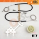 Power Window Regulator Repair Kit Rear Right for Fiat Abarth Punto Grande Evo MK3 199 2005-2024 5-Door 51723327