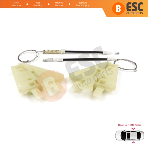 Power Window Regulator Repair Kit Rear Left or Right for Alfa Romeo 159 939 2005-2011 4/5 Door 71740123 71740124