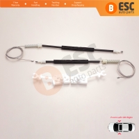 Window Regulator Repair Set Front Left or Right for Alfa Romeo 147 937 2000-2010 3/5 Door 46751871 46751870