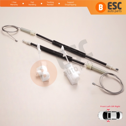 Window Regulator Repair Set Front Left or Right for Alfa Romeo 147 937 2000-2010 3/5 Door 46751871 46751870