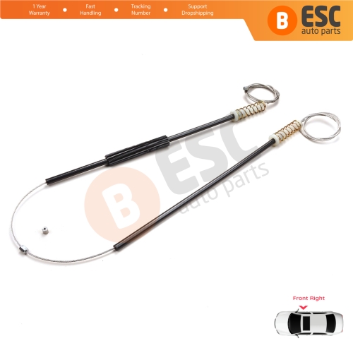 Power Window Regulator Repair Kit Front Right for Toyota Carina E T19 Corona Caldina T190 1992-1997 4/5 Door 6981005010