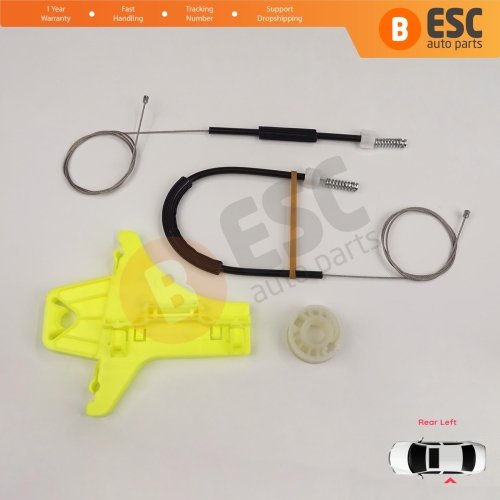 Window Regulator Repair Kit Rear Left for VW Amarok MK1 2H 2010-2022 4-Door Pickup 2H7839401