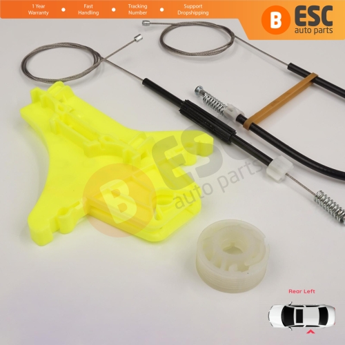 Window Regulator Repair Kit Rear Left for VW Amarok MK1 2H 2010-2022 4-Door Pickup 2H7839401