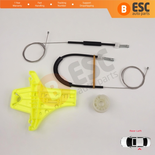 Window Regulator Repair Kit Rear Left for VW Amarok MK1 2H 2010-2022 4-Door Pickup 2H7839401