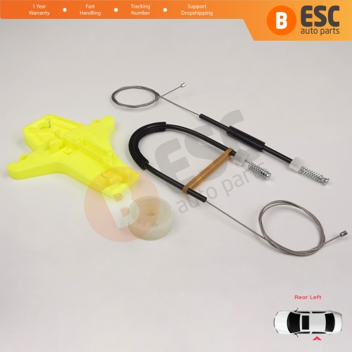 Window Regulator Repair Kit Rear Left for VW Amarok MK1 2H 2010-2022 4-Door Pickup 2H7839401