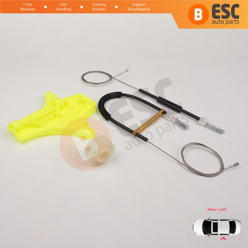 Window Regulator Repair Kit Rear Left for VW Amarok MK1 2H 2010-2022 4-Door Pickup 2H7839401