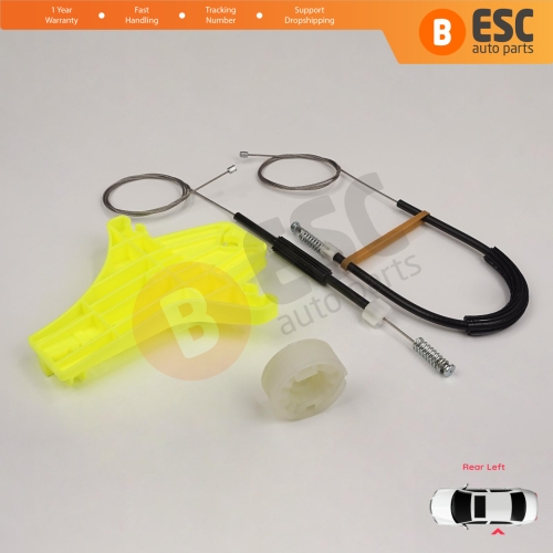 Window Regulator Repair Kit Rear Left for VW Amarok MK1 2H 2010-2022 4-Door Pickup 2H7839401