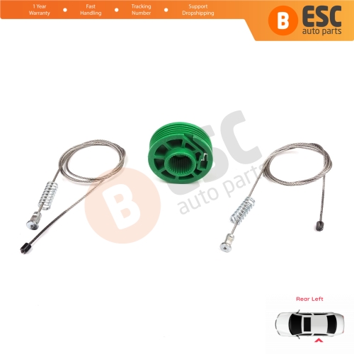 Power Window Regulator Repair Set Rear Left Door for Audi A4 S4 RS4 B5 8D 8D2 8D5 1994-2002 4/5 Door 8D0839461