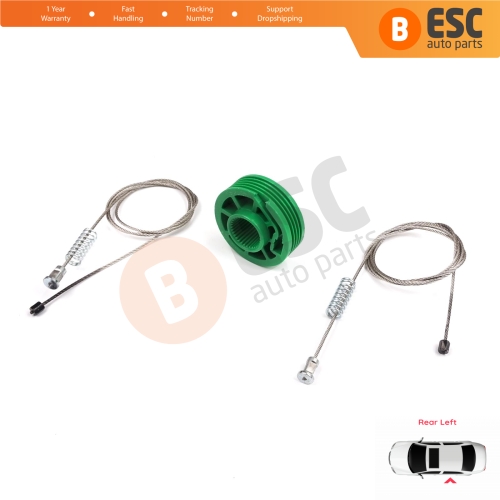 Power Window Regulator Repair Set Rear Left Door for Audi A4 S4 RS4 B5 8D 8D2 8D5 1994-2002 4/5 Door 8D0839461