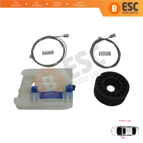 Power Window Regulator Repair Kit Front Left for Ford Transit Custom Tourneo MK1 V362 F3 FY FZ 2012-2023 BK21V23201AC