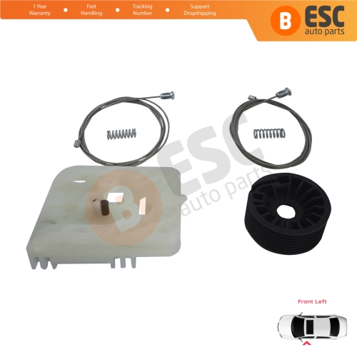 Power Window Regulator Repair Kit Front Left for Ford Transit Custom Tourneo MK1 V362 F3 FY FZ 2012-2023 BK21V23201AC