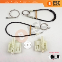 Window Regulator Repair Set Front Left or Right for BMW 3 Series E90 E91 2004-2012 4/5 Door 51337140587 51337140588