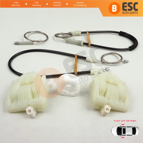Window Regulator Repair Set Front Left or Right for BMW 3 Series E90 E91 2004-2012 4/5 Door 51337140587 51337140588