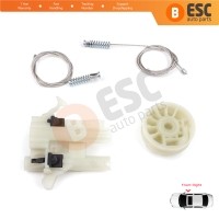 Power Window Regulator Repair Kit Front Right for Fiat 500 2007-On 2/3 Door Hatchback Cabrio Convertible 68070267AD