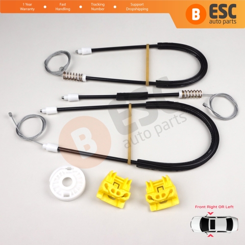 Power Window Regulator Repair Set Left or Right Door for VW Golf MK4 1J1 1997-2006 2/3 Door Hatchback 1J3837461 1J3837462