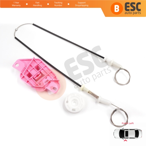 Power Window Regulator Repair Kit Front Left for Hyundai Starex H-1 Grand MK2 TQ 2007–2024 824034H010