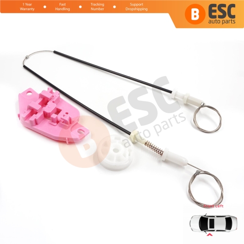 Power Window Regulator Repair Kit Front Left for Hyundai Starex H-1 Grand MK2 TQ 2007–2024 824034H010