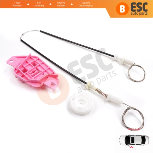 Power Window Regulator Repair Kit Front Left for Hyundai Starex H-1 Grand MK2 TQ 2007–2024 824034H010