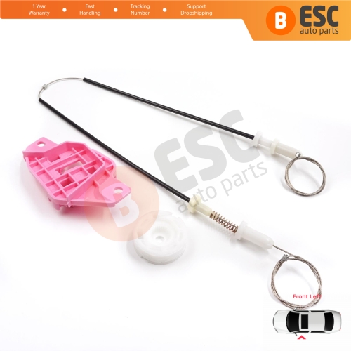 Power Window Regulator Repair Kit Front Left for Hyundai Starex H-1 Grand MK2 TQ 2007–2024 824034H010