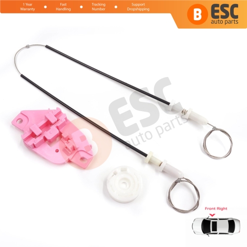 Power Window Regulator Repair Kit Front Right for Hyundai Starex H-1 Grand MK2 TQ 2007–2024 824044H010