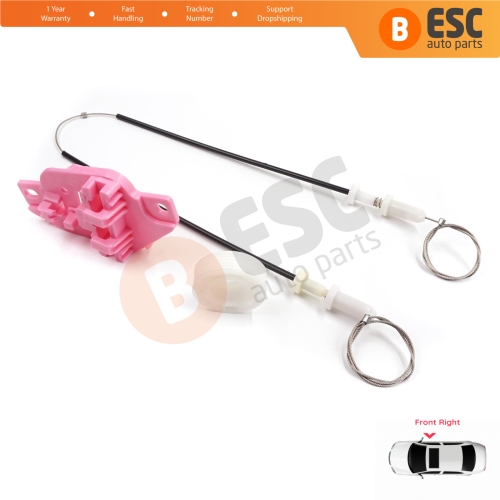 Power Window Regulator Repair Kit Front Right for Hyundai Starex H-1 Grand MK2 TQ 2007–2024 824044H010