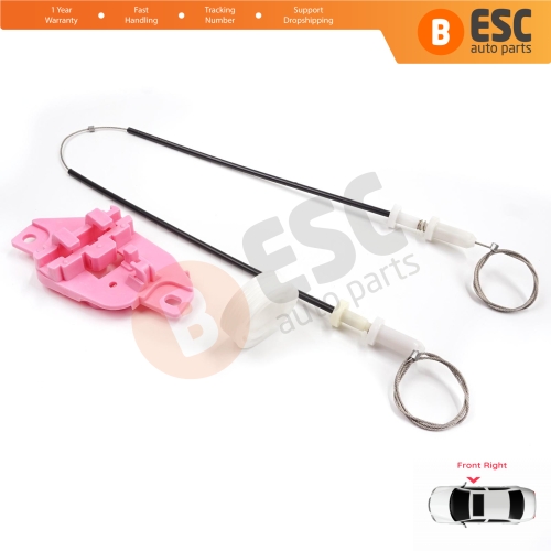 Power Window Regulator Repair Kit Front Right for Hyundai Starex H-1 Grand MK2 TQ 2007–2024 824044H010