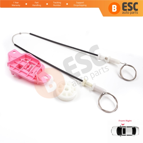 Power Window Regulator Repair Kit Front Right for Hyundai Starex H-1 Grand MK2 TQ 2007–2024 824044H010